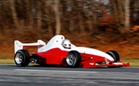 The F1000 speeding down the racetrack